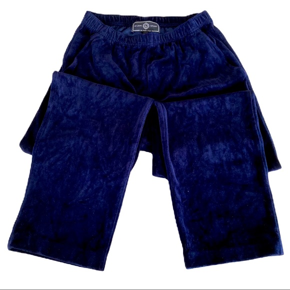 St. John Pants - St. John Sport Velvet Petite Track Pants